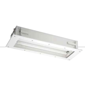 Explosion Proof Fluorescent Recessed Ceiling Light (Battery back-up)
